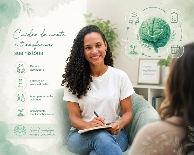 Psicóloga Mayara Louise em atendimento – ambiente acolhedor em Higienópolis SP